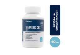 [UZ-0001069] MAGNESIO CBS CAP FCO X 60 - QHANA MEDICAL